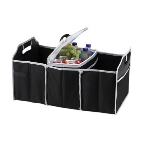 Trunk Organizer Collapsible Folding Storage Bin Bag for Caddy Car Truck Auto New - Picture 1 of 10